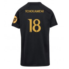 Real Madrid Aurelien Tchouameni #18 Tredjedrakt Kvinner 2023-24 Kortermet